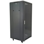 37U Data cabinets 600 x 800. Floor Standing. Glass Door