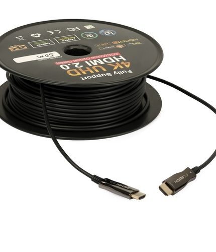 4K HDMI Fiber Active Optical Cable (AOC) 50 m