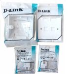 D-Link Dual Faceplate Accepts Two Keystone Jacks