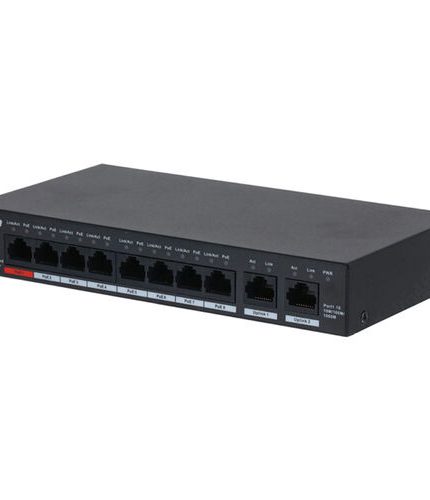 DH-PFS3010-8GT-96 Dahua 10-Port Gigabit Unmanaged Desktop Switch with 8-Port POE