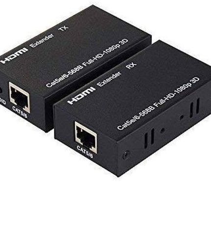 HDMI Extender Over Single Cat5/Cat6 Ethernet Cable Up to 60M/196ft
