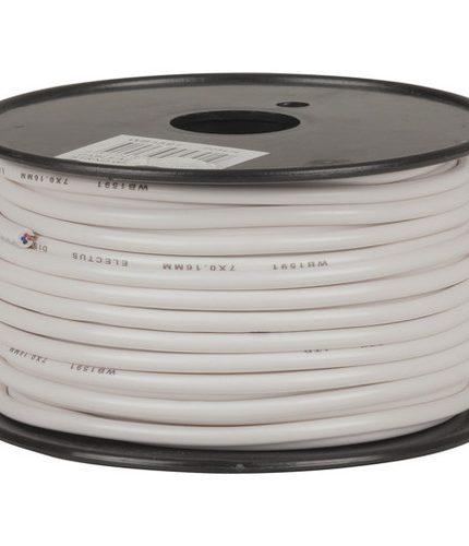 4 Core Alarm Cable -100M- White