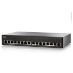 Cisco SG100-16 16-Port Unmanaged Gigabit Switch