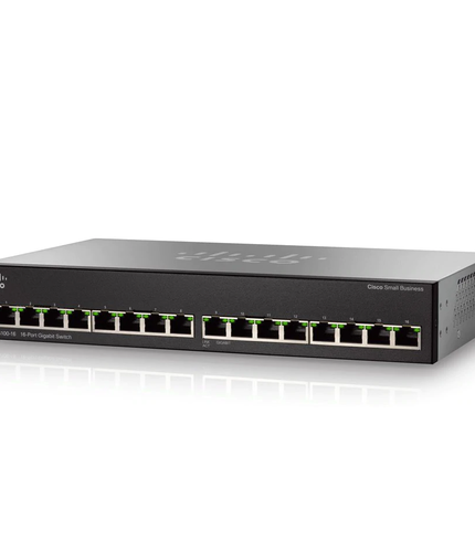 Cisco SG100-16 16-Port Unmanaged Gigabit Switch