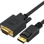 Display Port-vga 1.8mtr cable