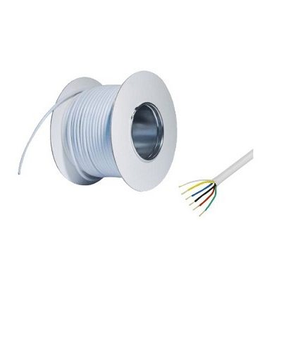 Security Alarm Cable 6-Core 100m White