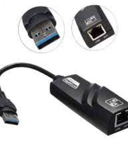 USB 3.0 to LAN Gigabit Ethernet Adapter Up To 1000 Mbps