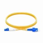 UPC LC to SC Fiber Patch Cable Single Mode Duplex 2M