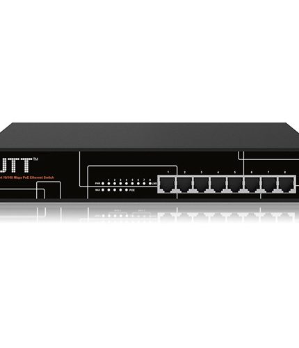 UTT S1080GP 8-port Gigabit Ethernet PoE Switch 8 PoE ports 150W 802.3af at