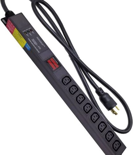 8way C13 C19 30A 120V-240V Metered PDU