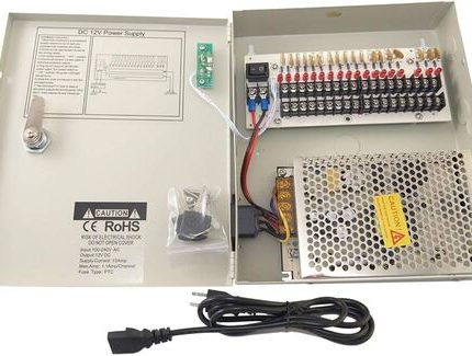 CCTV Power Supply Unit 12V 10 Amps Closed