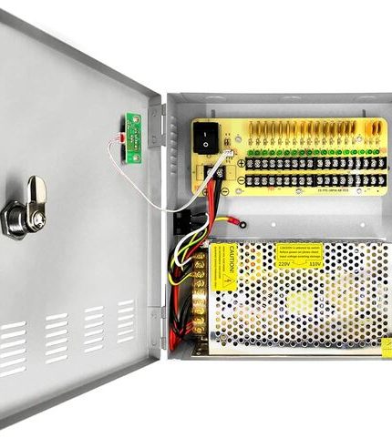 CCTV Power Supply Unit 12V 5A Amps Closed